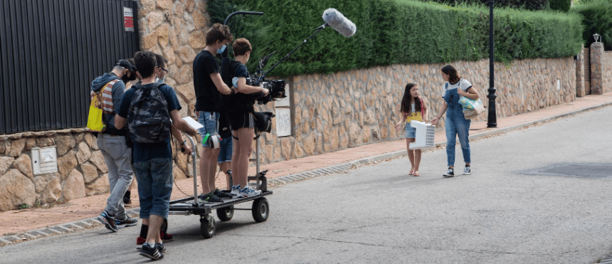 |Imágenes de los rodajes de cortometrajes y videoclips durante el curso 2019-2020||
